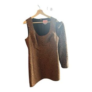 Kate Spade Jacquard Dress Leopard Print